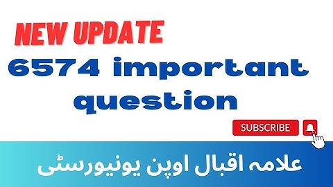 6574 guess paper | 6574 important question @AIOUStudio9 @AIOU_Official @aioustudy @Css_143