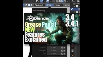 Advanced stroke settings for Blender Grease Pencil - Dantti tips series 019