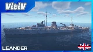 HMS Leander (75) - Leander-class Light Cruiser - Minecraft