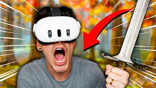 I WENT SWORD FIGHTING IN VR?! (Mythic Realms) screenshot 4