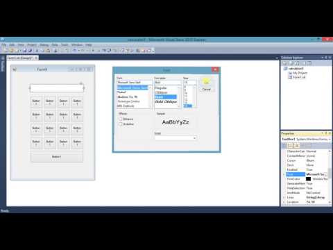 Visual Basic 2010 Tutorial-5 | Calculator Part 1 in urdu/hindi