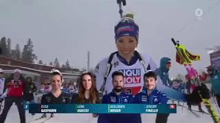 Biathlon WM - " Mixed-Staffel " - Östersund 2019 / Mixed Relay