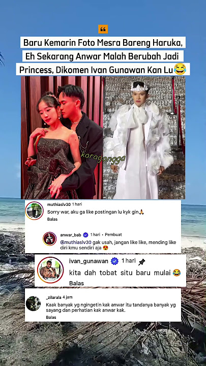 Download lagu Anwar pake baju princess langsung ditegur Ivan Gunawan haha