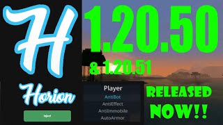 JUST UPDATED - Horion Hacked Client 1.20.50 DOWNLOAD NOW - MINECRAFT Bedrock Edition