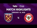 West Ham United Vs Brentford FC PREMIER LEAGUE HIGHLIGHTS Week 25 Fubo Canada West Ham United Vs Brentford FC PREMIER LEAGUE HIGHLIGHTS Week 25 Fubo Canada