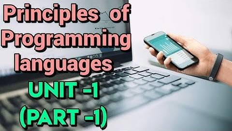 principles of programming languages | Lesson-1 | Programming concepts |Programming language