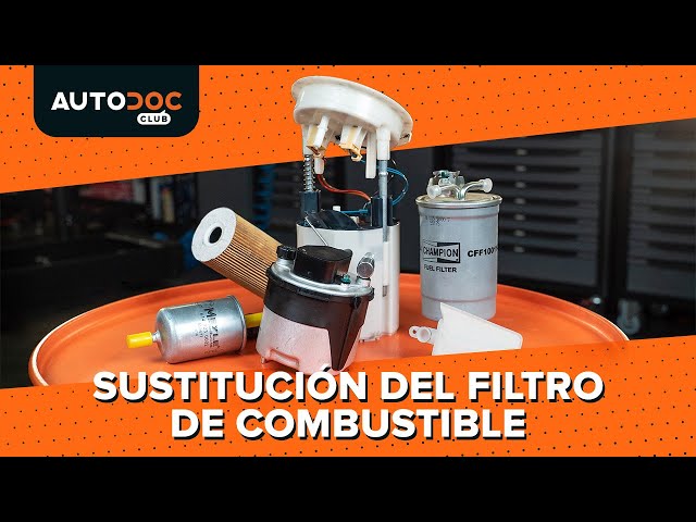 Cómo cambiar el filtro de combustible de un coche [VÍDEO TUTORIAL DE  AUTODOC] 