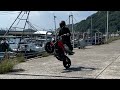 バイクがウイリーして海に転落！！？#Shorts
