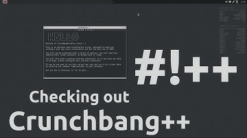 Checking out Crunchbang++