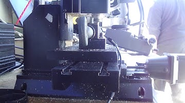 Precision Key cut for a car with a Sherline Mill CNC System