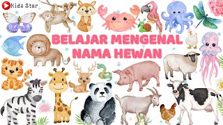 BELAJAR MENGENAL NAMA-NAMA HEWAN BAHASA INDONESIA-INGGRIS | BELAJAR NAMA BINATANG-LEARN ANIMALS NAME