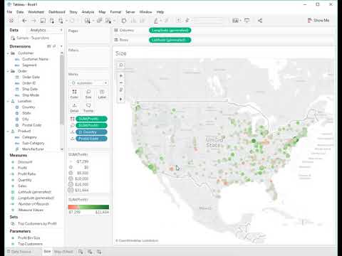 How To Create A Map Based On Zip Or Postal Codes In Tableau Youtube