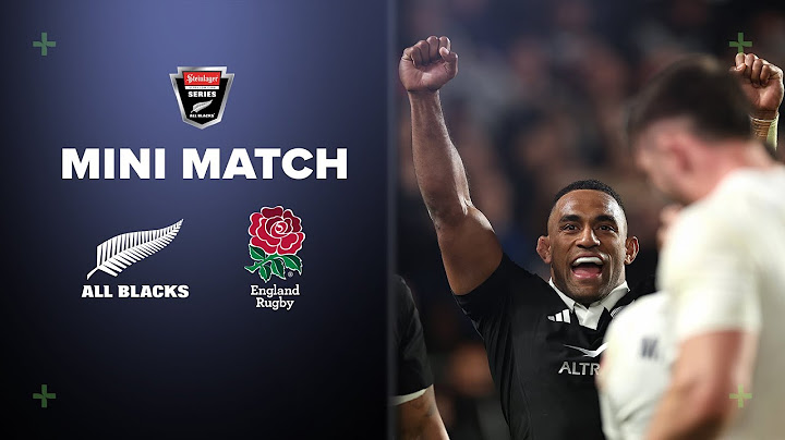 All Blacks Eden Park winning streak continues 🤩 | All Blacks v England 2024