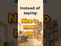 Instead of Saying "Nice to meet you." 🤝 Try These! | 5 Better Ways to Sound Like a Native Speaker