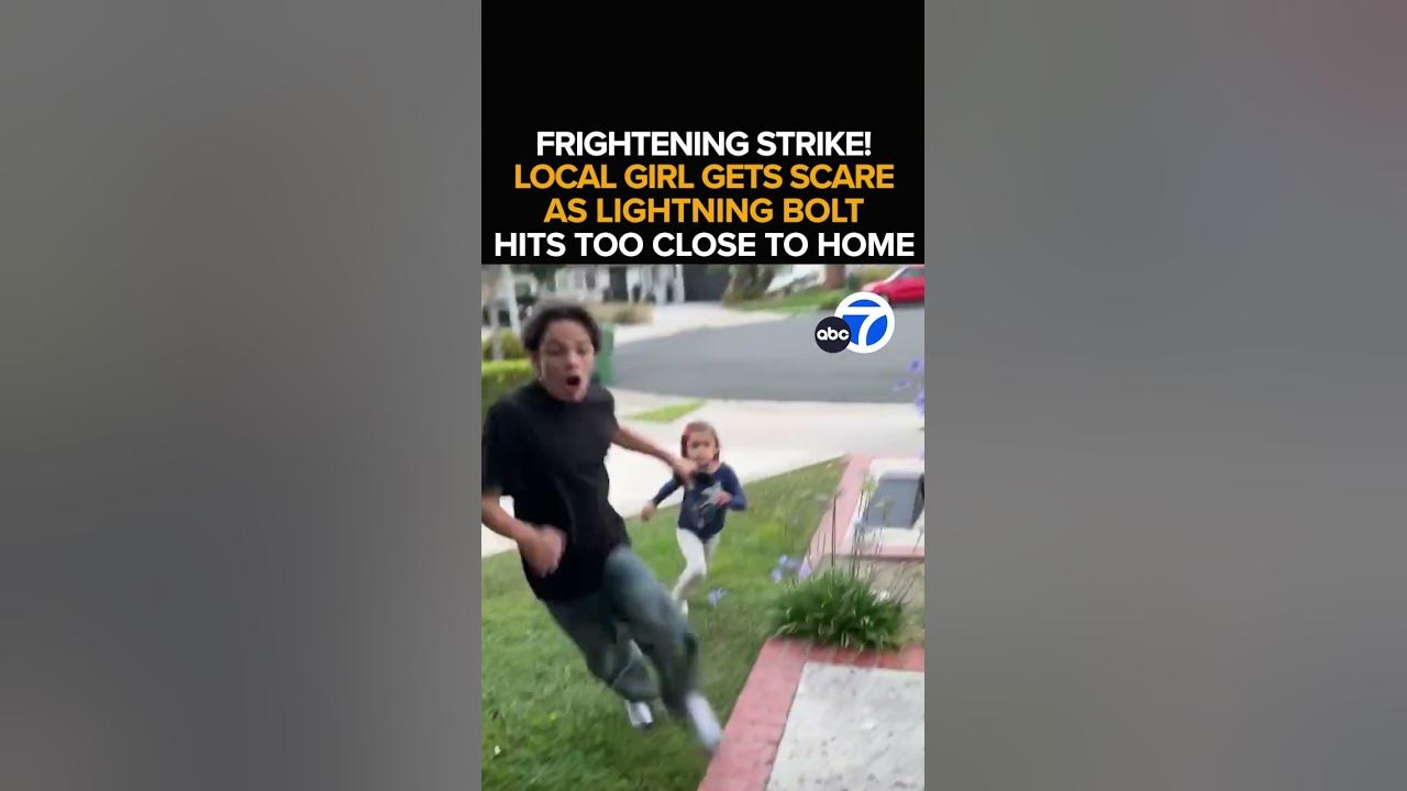 Frightening SoCal lightning strike caught on video
