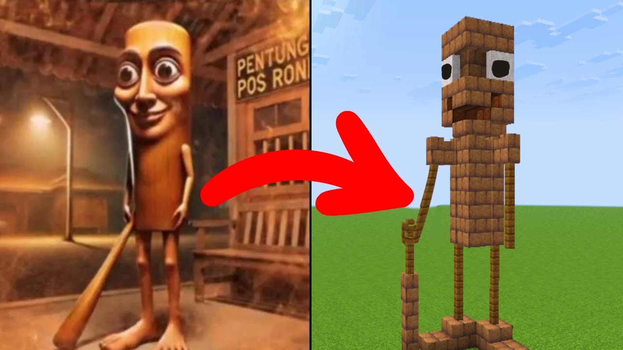 Minecraft: Build a Tung Tung Tung Sahur | Italian Brainrot - YouTube