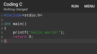 App for Coding C-language / Best app for C-Coding / Best C-compiler app for ANDROID phone