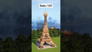 how to build Eiffel tower in minecraft #game