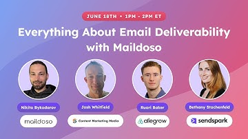 Email Deliverability Best Practices in 2025 (with Maildoso, Allegrow, and Content Marketing Media)