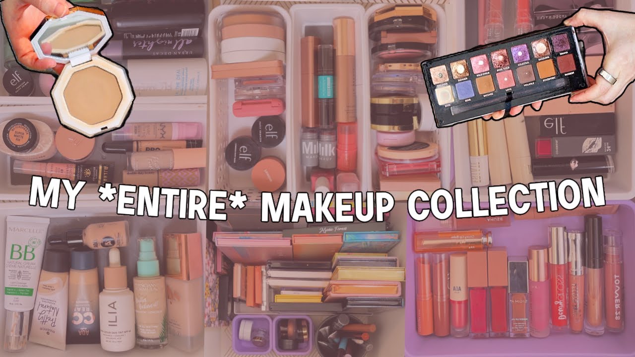 My Entire Makeup Collection & Vanity Tour 2023 // Makeup Storage