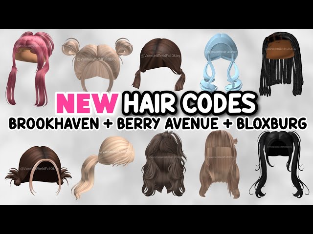 Roblox Welcome to Bloxburg Hair Codes List - Pro Game Guides