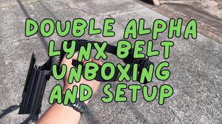 Double Alpha Lynx Belt QUICK Unboxing & Setup! / Double Alpha, Carey Concealment & Henning Group