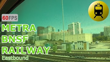 Metra BNSF Railway EB, Western Springs to Chicago Union Station | VirtualTrain
