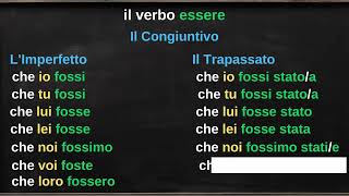 IL VERBO ESSERE IN ITALIANO - CONIUGAZIONE COMPLETA 2