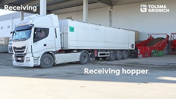 Tolsma-Grisnich potato sorting line and storage.