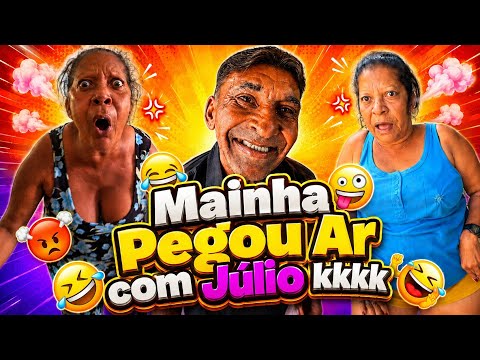 TENTE NÃO RIR 😂😂 😂 MAINHA PEGOU AR COM ALEXIA SOBROU PRO JÚLIO KKK