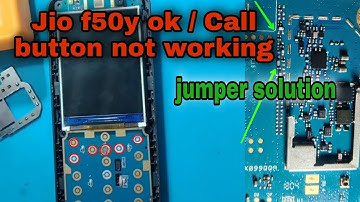 Jio f50y ok button not working || F50y Call buttan not working solution.
