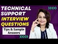 Technical Support Interview Questions and Answers