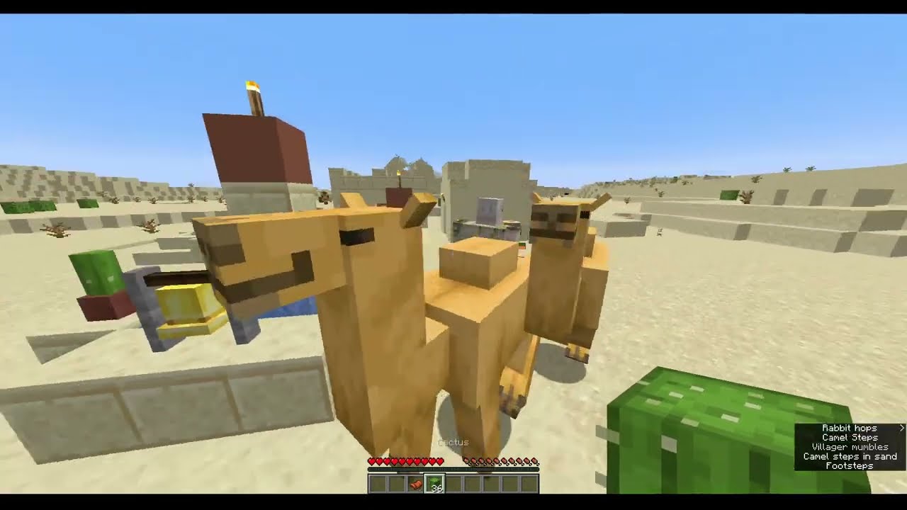 Camel mod for Minecraft PE 1.0.8