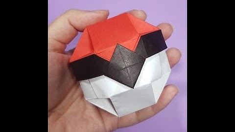 POKEBALL POKEMON Origami Gotta catch 