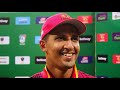 Beuran Hendricks  speaks after  the Lions  beat the Titans by 18 runs on the DLS Method