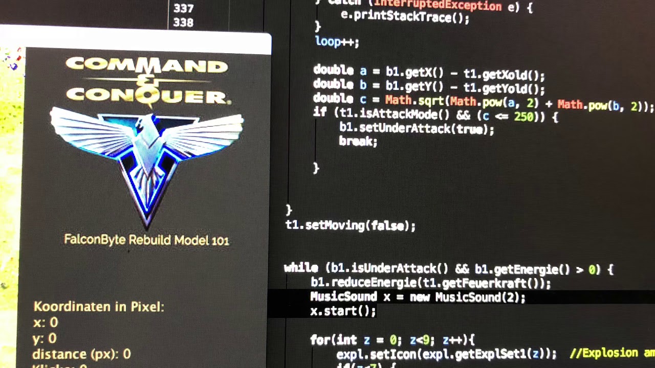 Command & Conquer Red Alert 2 Rebuild mit Java programmiert - YouTube