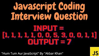 JavaScript coding Interview question : Find the index of that element which divides the array into..