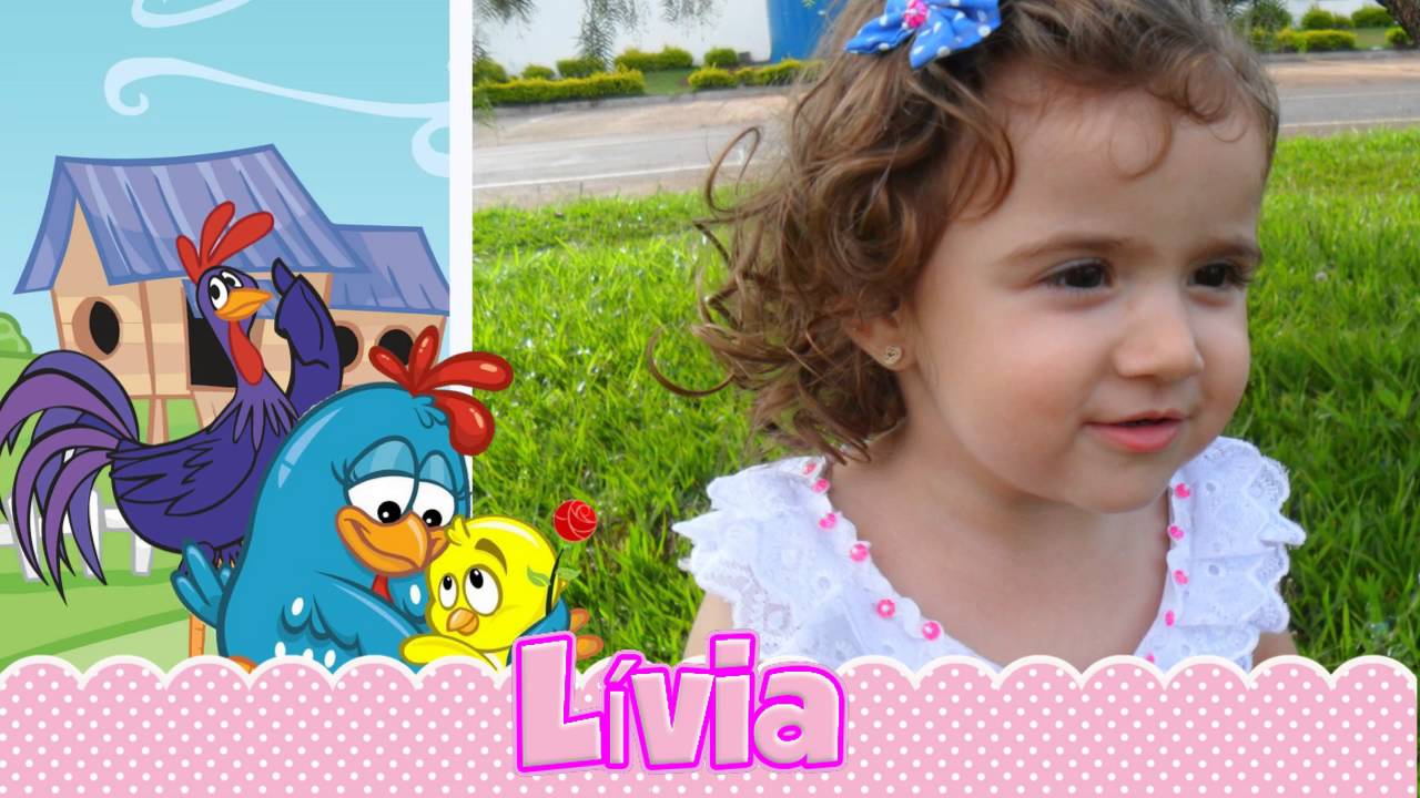 RETROSPECTIVA LIVIA 2 ANOS GALINHA PINTADINHA