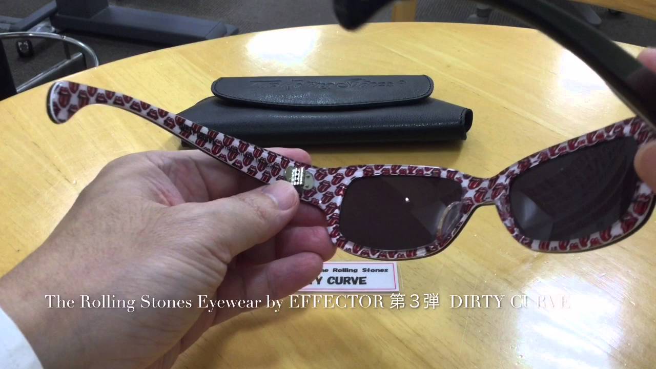 The Rolling Stones Eyewear by EFFECTOR第3弾 DIRTY CURVE (小金井市 