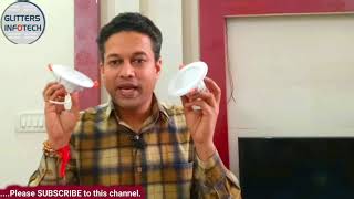 Murphy Downlight False Ceiling Light Unboxing and Test | Best budget downlight | Glitters Infotech