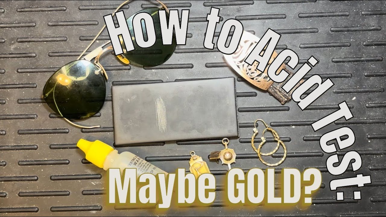 Как проверить кислотой необычные золотые изделия: позолоченные, прокатанные, покрытые золотом, да...