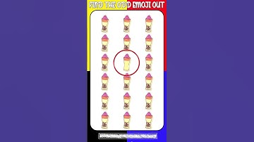 HOW GOOD ARE YOUR EYES #51 | Find The Odd Emoji Out | Find The Difference Puzzles Quiz Game