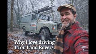 Athlete Statistics Why I love driving 1 Ton Land Rovers.