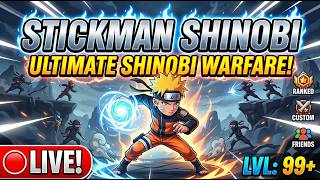 STICKMAN SHINOBI LIVE ⚡ Ultimate Ninja Warfare Gameplay | Rank Push & Epic Battles! 🔥 screenshot 4