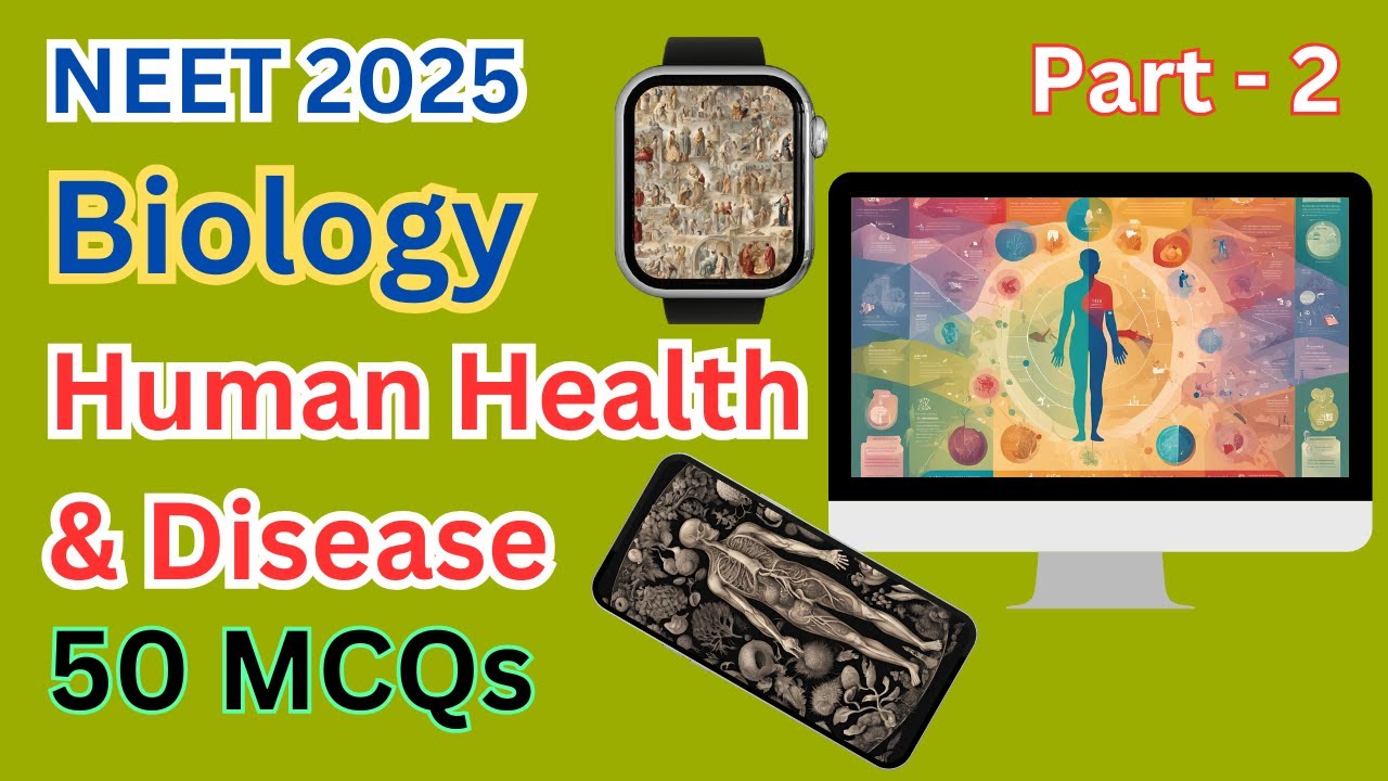 Human Health and Disease Class 12 NCERT Revision Through MCQs | NEET ...