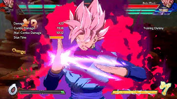DragonBall FighterZ: Gogeta ToD /w Android 21 and Goku Black (Best ToD I