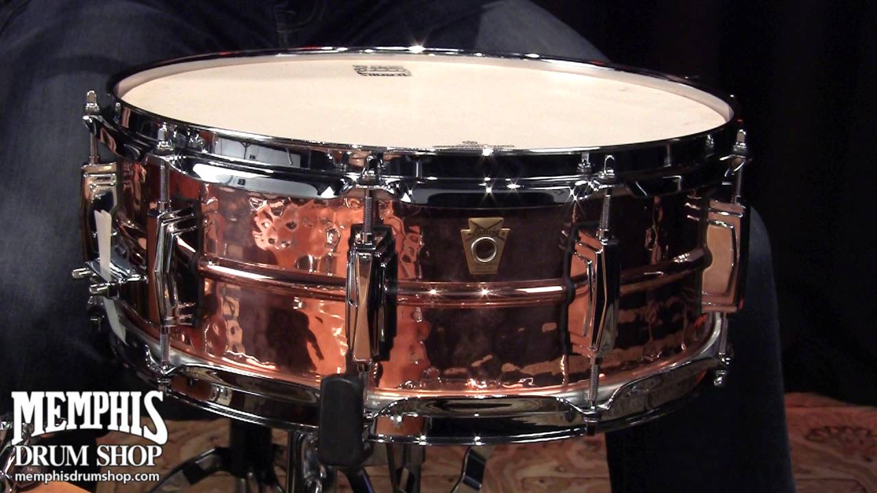 Ludwig 14 x 5 Hammered Copper Phonic Snare Drum (LC660K Ludwig 14 x 5 Hammered Copper Phonic Snare Drum (LC660K