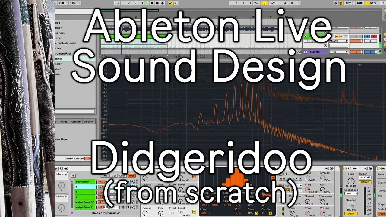 Ableton Live Sound Design - Didgeridoo From Scratch - YouTube