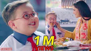 Ahmed Shah First TV Commercial With Nida Yasir! - Cute Little Pathan Ka Bacha Viral Advertisement!