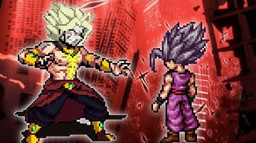 Gohan SSJ2 OP VS Broly MUI DBS OP in Jump Force Mugen